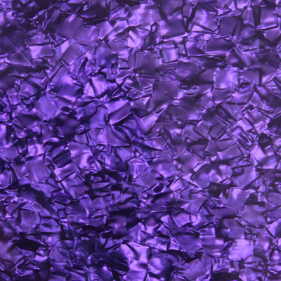 ギターの一突きのための紫色のセルロイド シートの真珠色の光沢のあるプラスチック シート